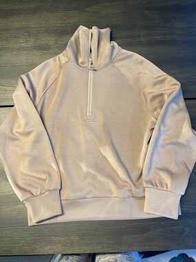 Men's Half-Zip Pullover Sweater - Light Taupe